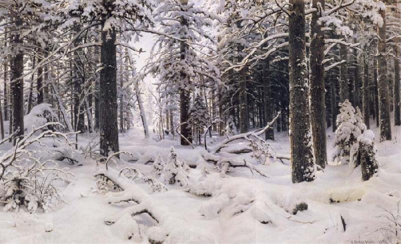 Ivan Shishkin Winter oil painting picture